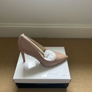 Nude Nine West heels
